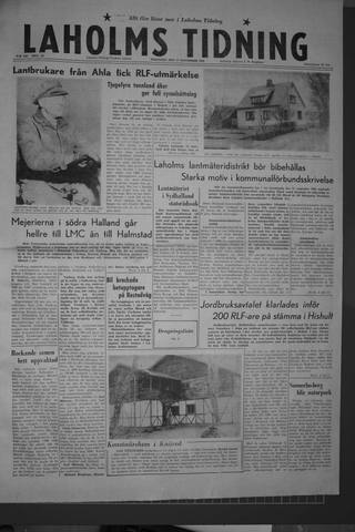 Förstasidan, Tisdag 17 november 1959