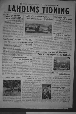 Förstasidan, Fredag 28 augusti 1959