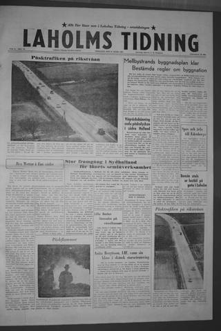 Förstasidan, Tisdag 31 mars 1959