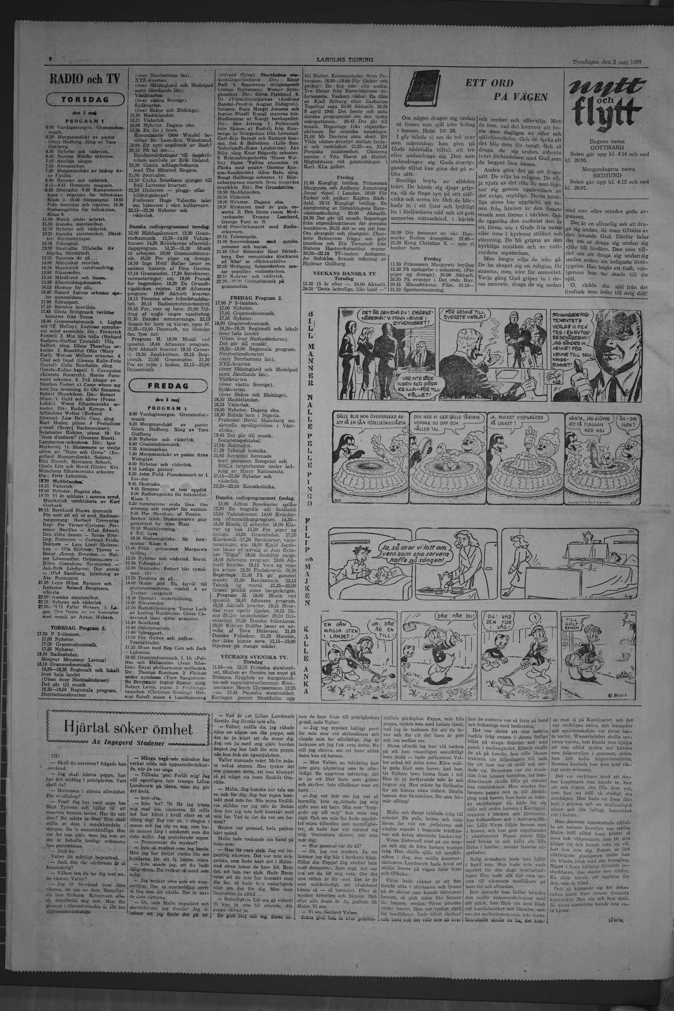 Laholms Tidning Torsdag 5 maj 1960, sida 6