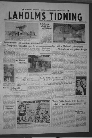 Förstasidan, Lördag 5 september 1959
