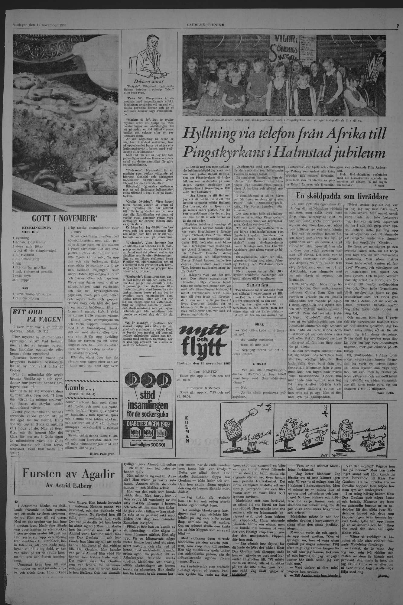 Laholms Tidning Tisdag 11 november 1969, sida 7