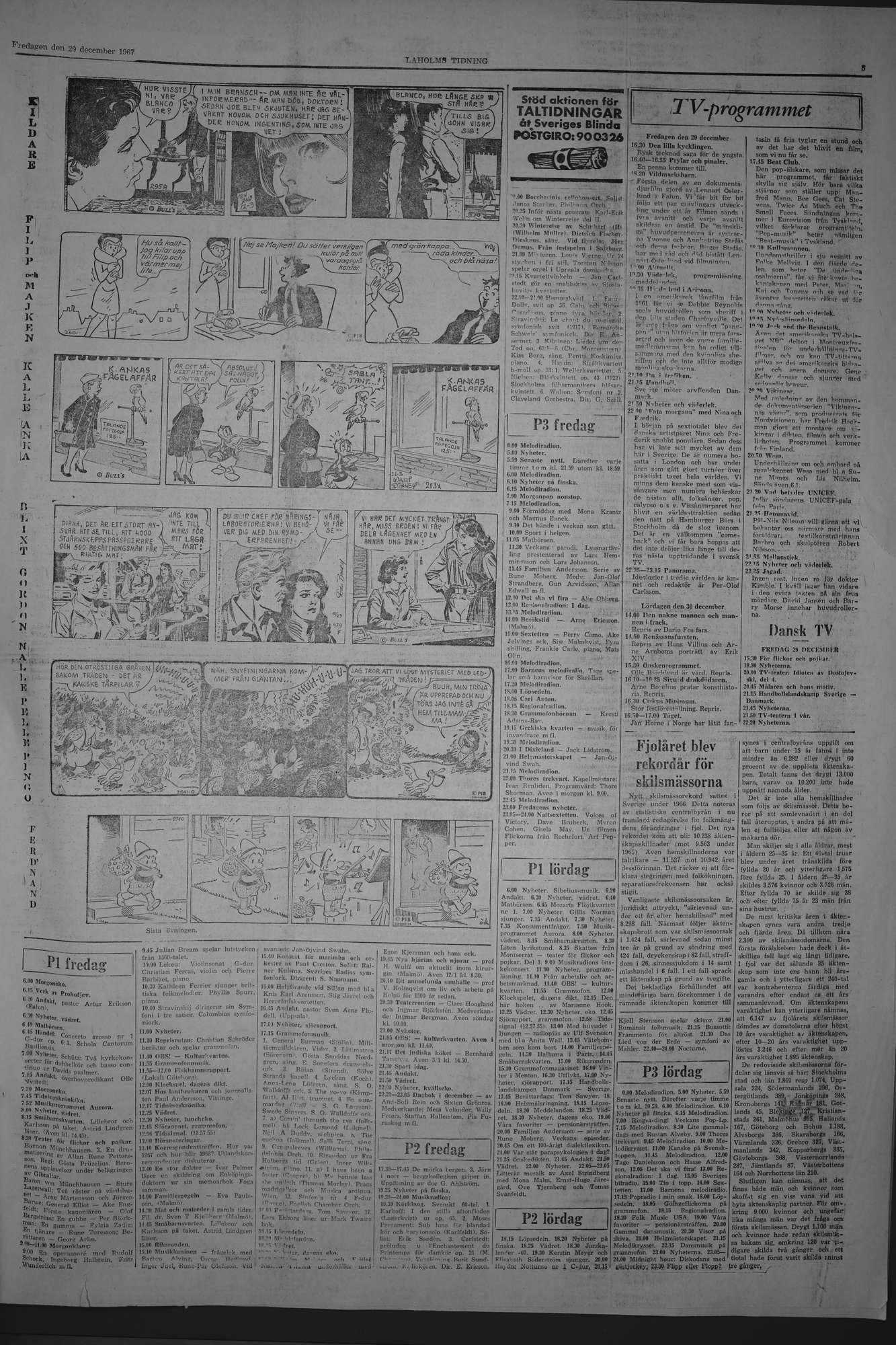 Laholms Tidning Fredag 29 december 1967, sida 5