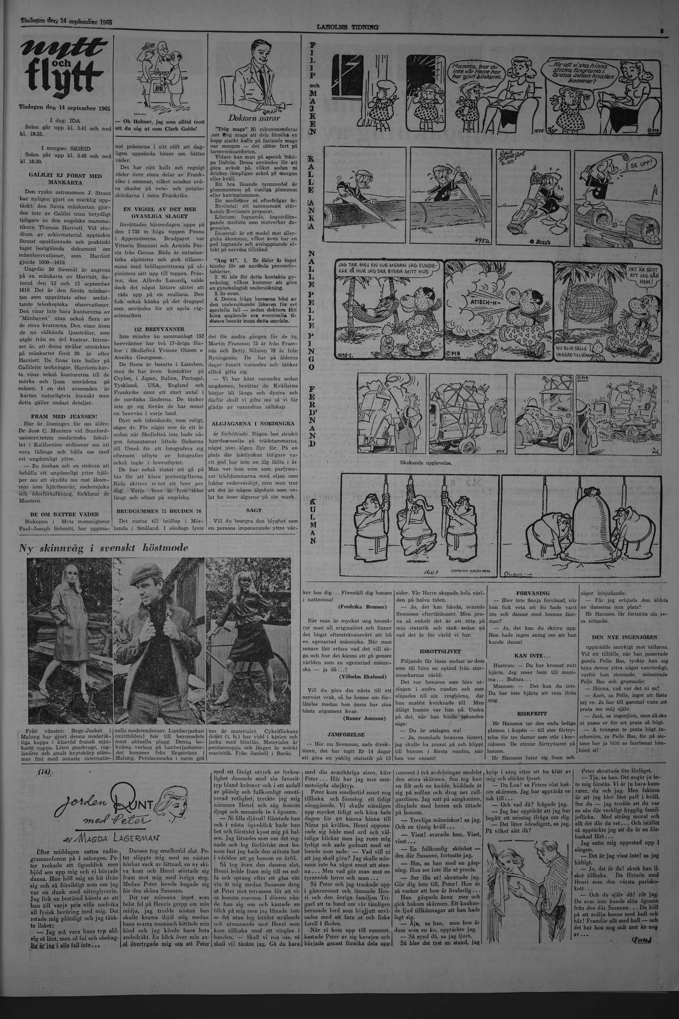 Laholms Tidning Tisdag 14 september 1965, sida 5