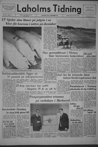 Förstasidan, Fredag 12 november 1965