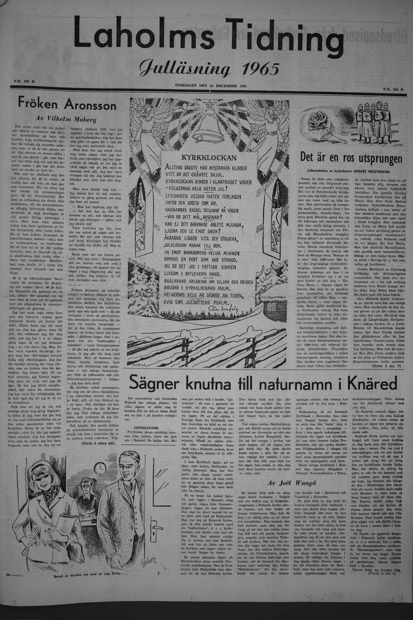 Laholms Tidning Onsdag 22 december 1965, sida 9