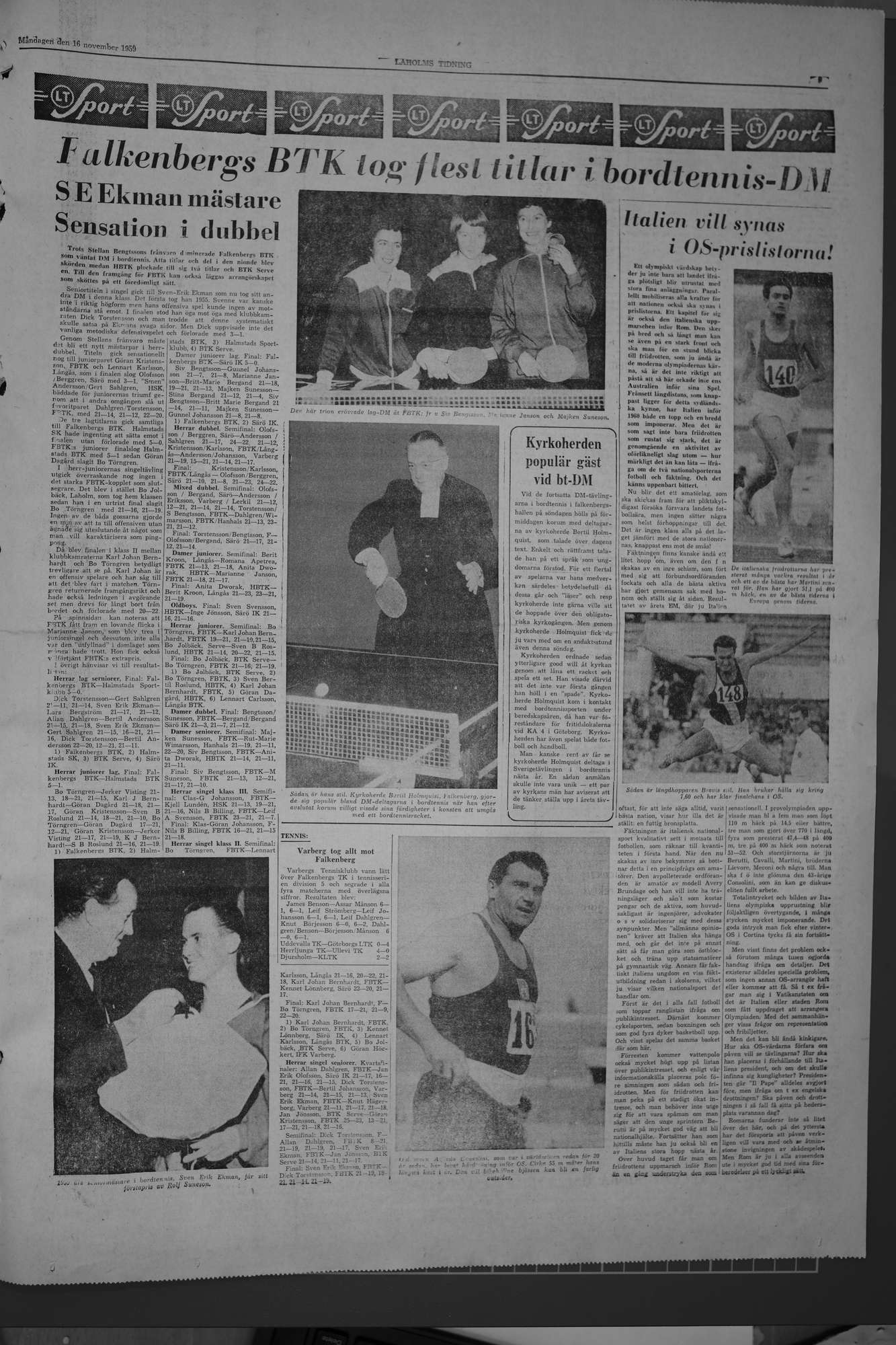 Laholms Tidning Måndag 16 november 1959, sida 5