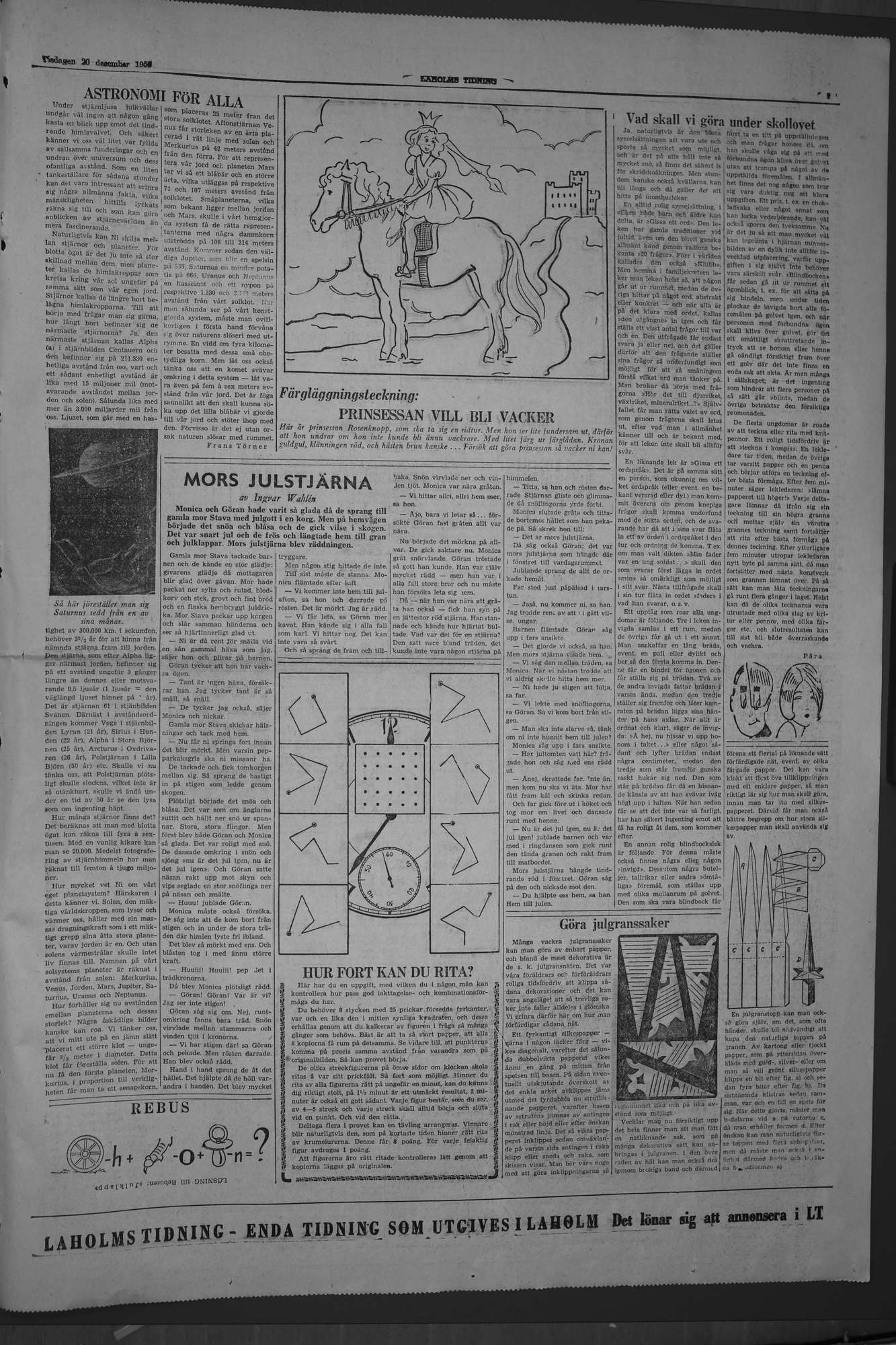 Laholms Tidning Tisdag 20 december 1955, sida 7