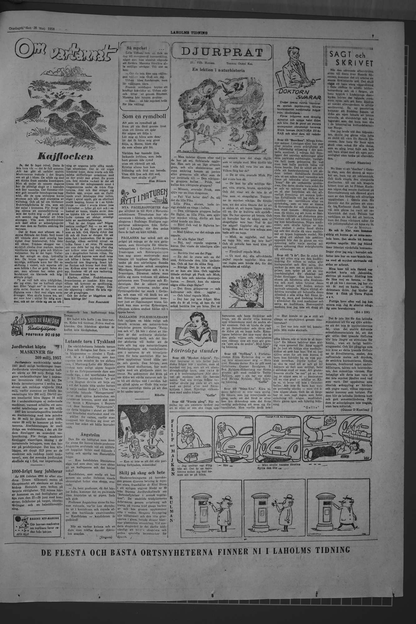 Laholms Tidning Onsdag 28 maj 1958, sida 7
