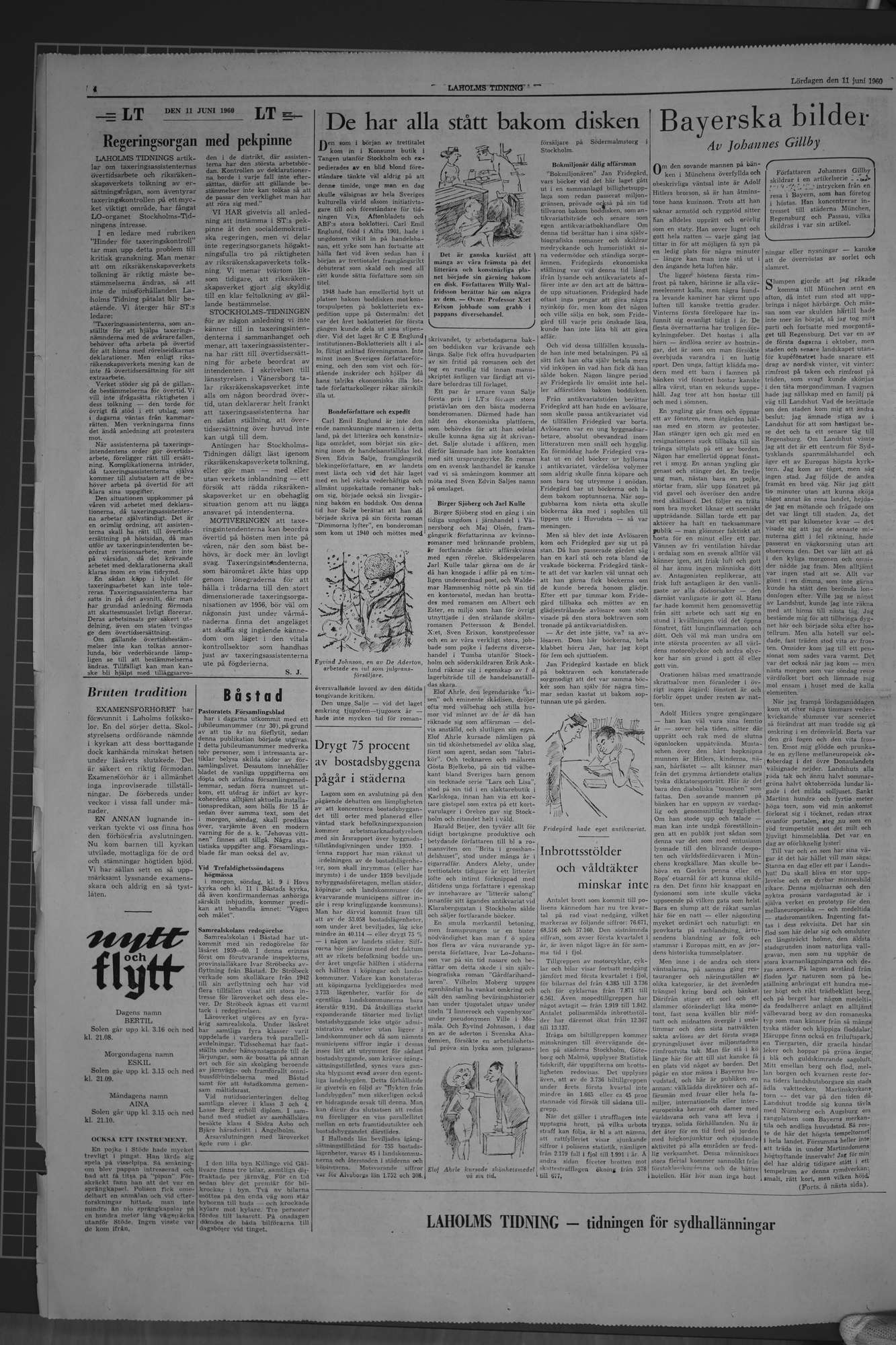 Laholms Tidning Lördag 11 juni 1960, sida 4