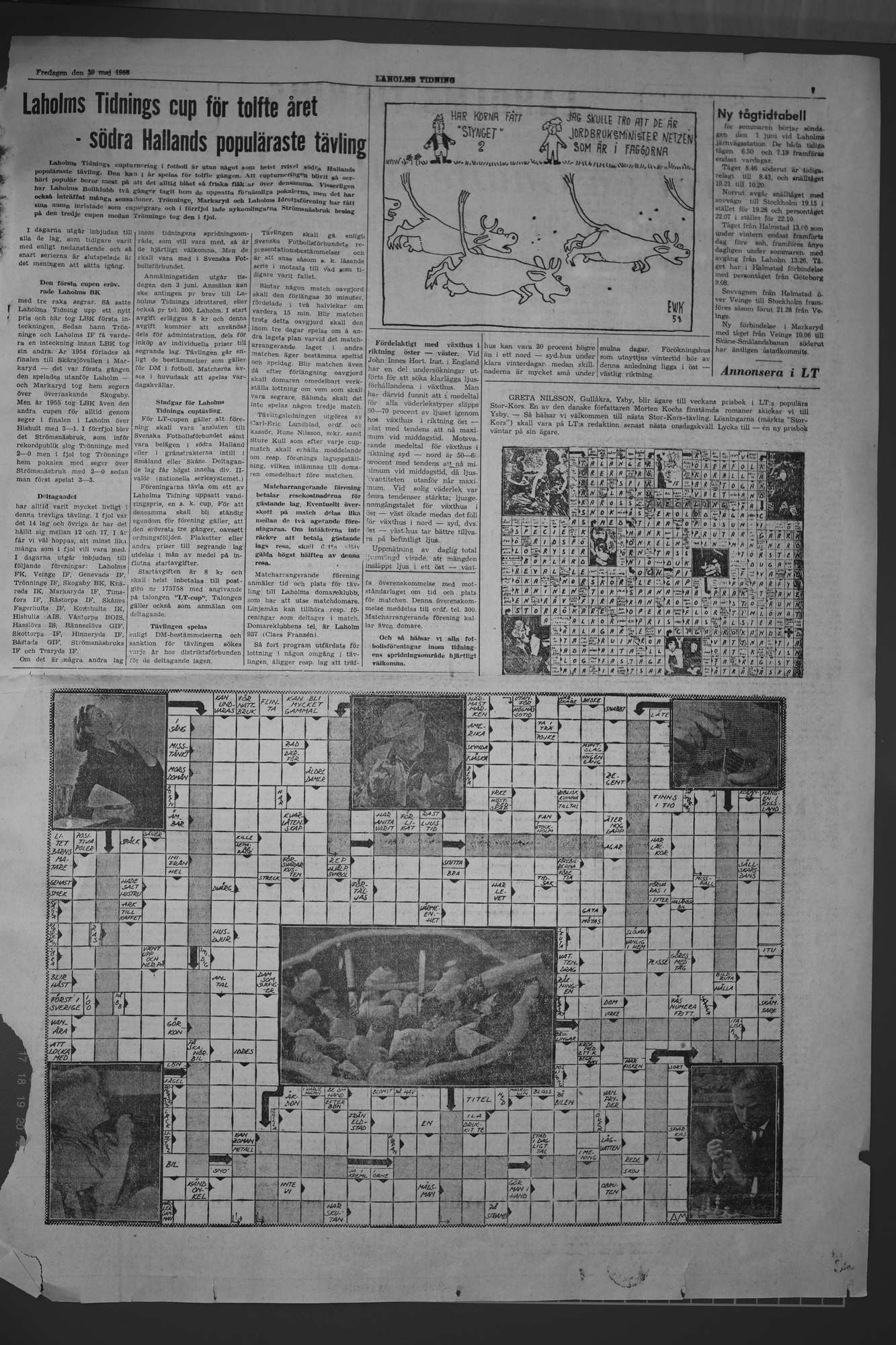 Laholms Tidning Fredag 30 maj 1958, sida 7