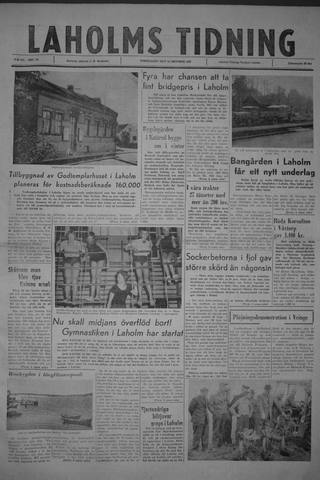 Förstasidan, Torsdag 12 oktober 1961