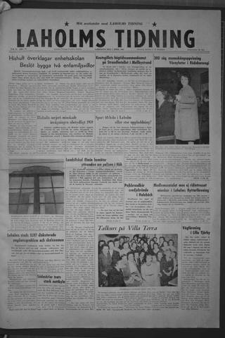 Förstasidan, Lördag 2 april 1960
