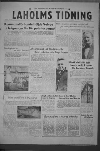Förstasidan, Lördag 23 april 1960