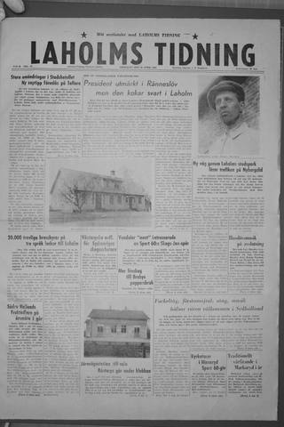 Förstasidan, Fredag 29 april 1960