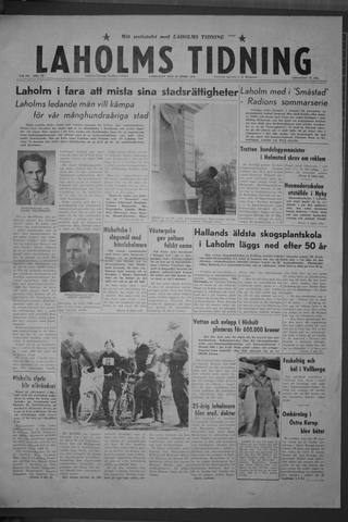 Förstasidan, Lördag 30 april 1960