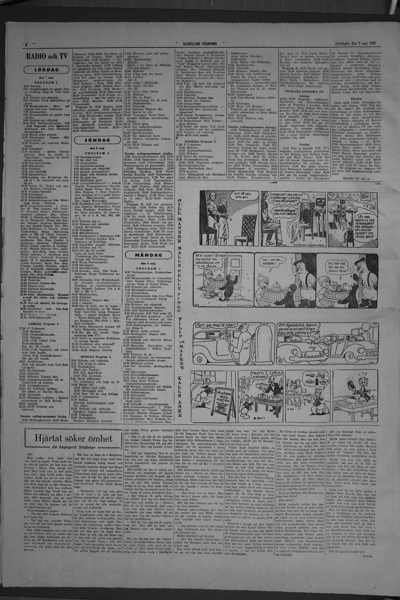 Laholms Tidning Lördag 7 maj 1960, sida 6