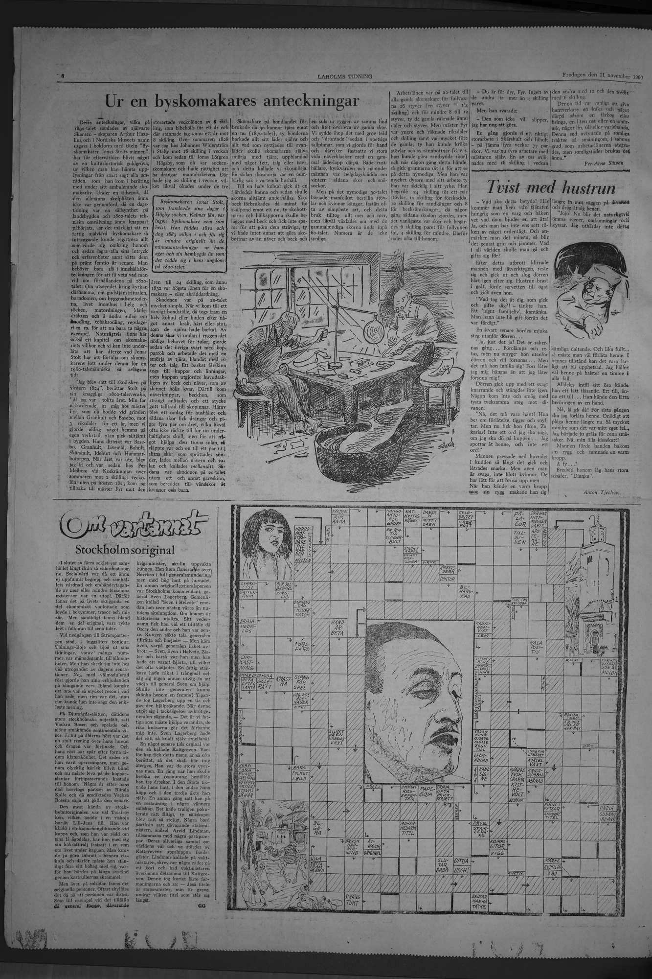Laholms Tidning Fredag 11 november 1960, sida 6