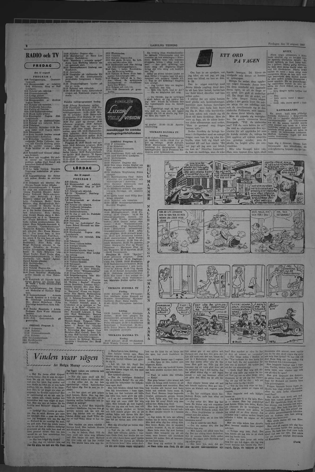 Laholms Tidning Fredag 12 augusti 1960, sida 6