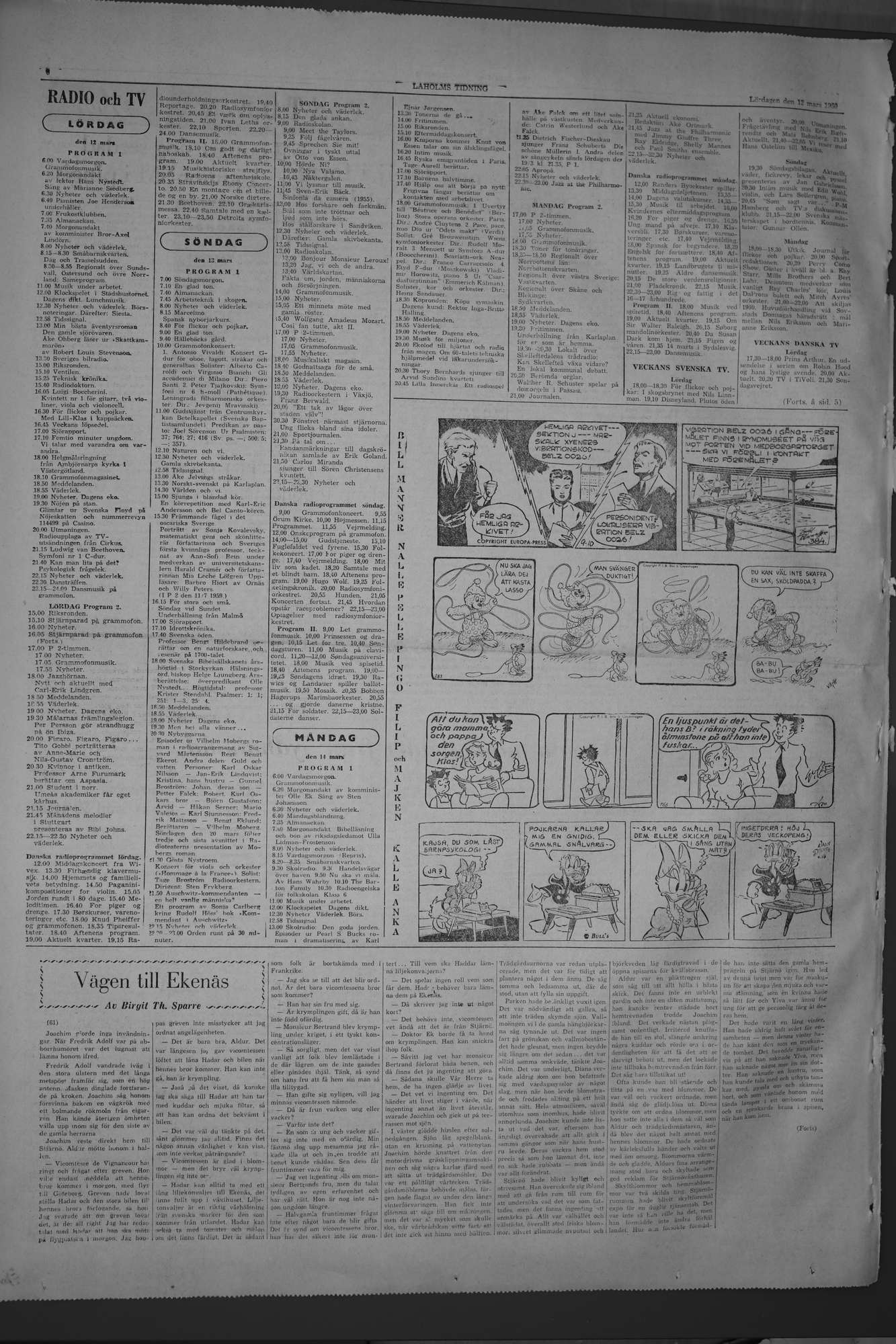 Laholms Tidning Lördag 12 mars 1960, sida 6