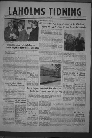 Förstasidan, Lördag 13 augusti 1960