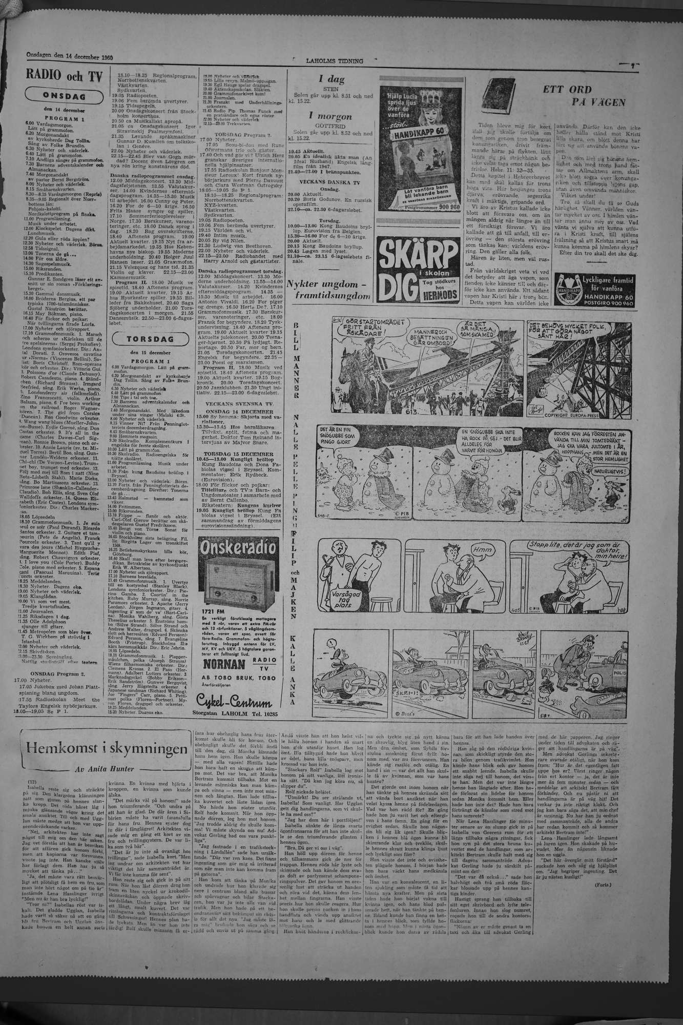 Laholms Tidning Onsdag 14 december 1960, sida 7