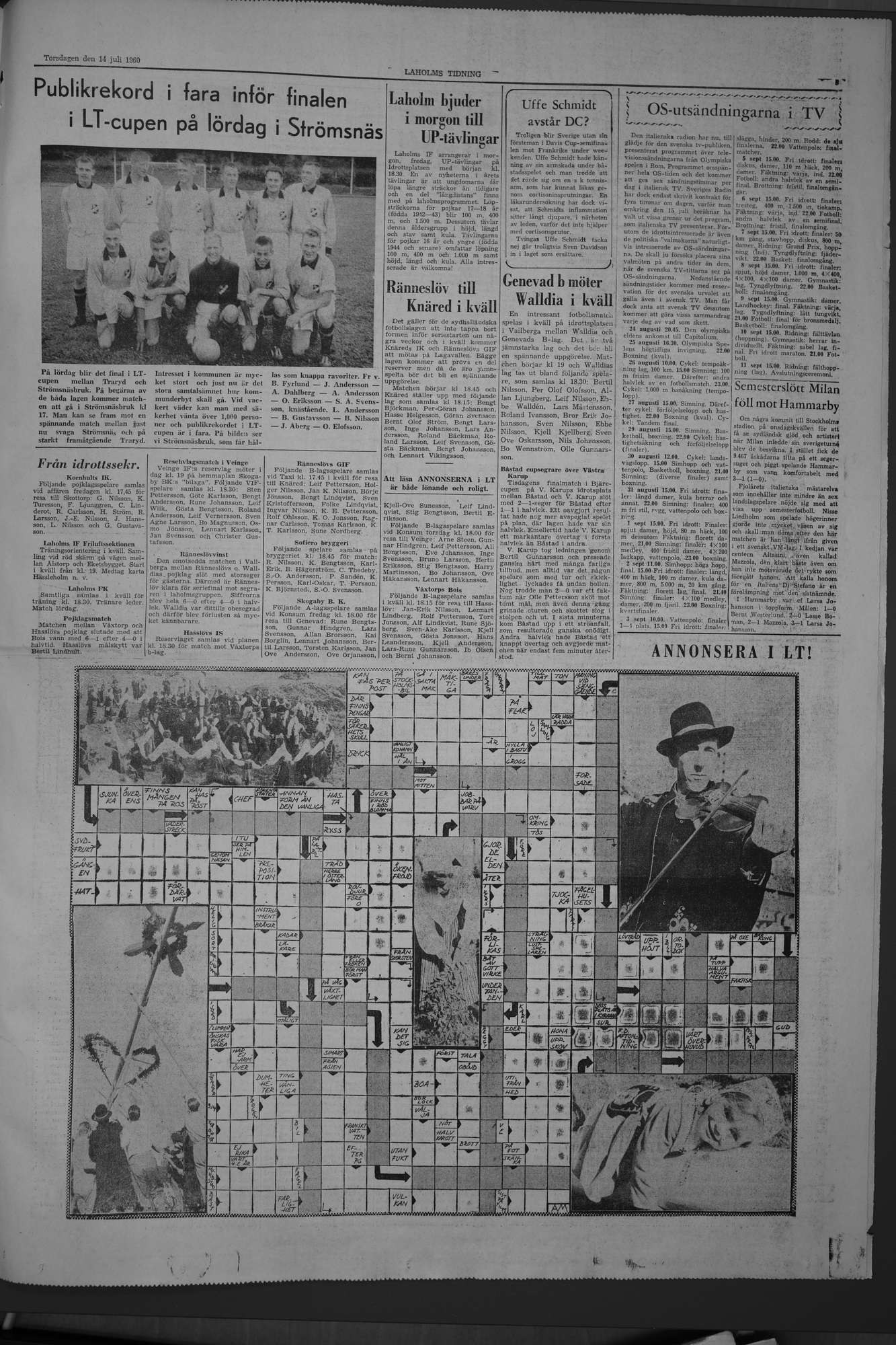 Laholms Tidning Torsdag 14 juli 1960, sida 5