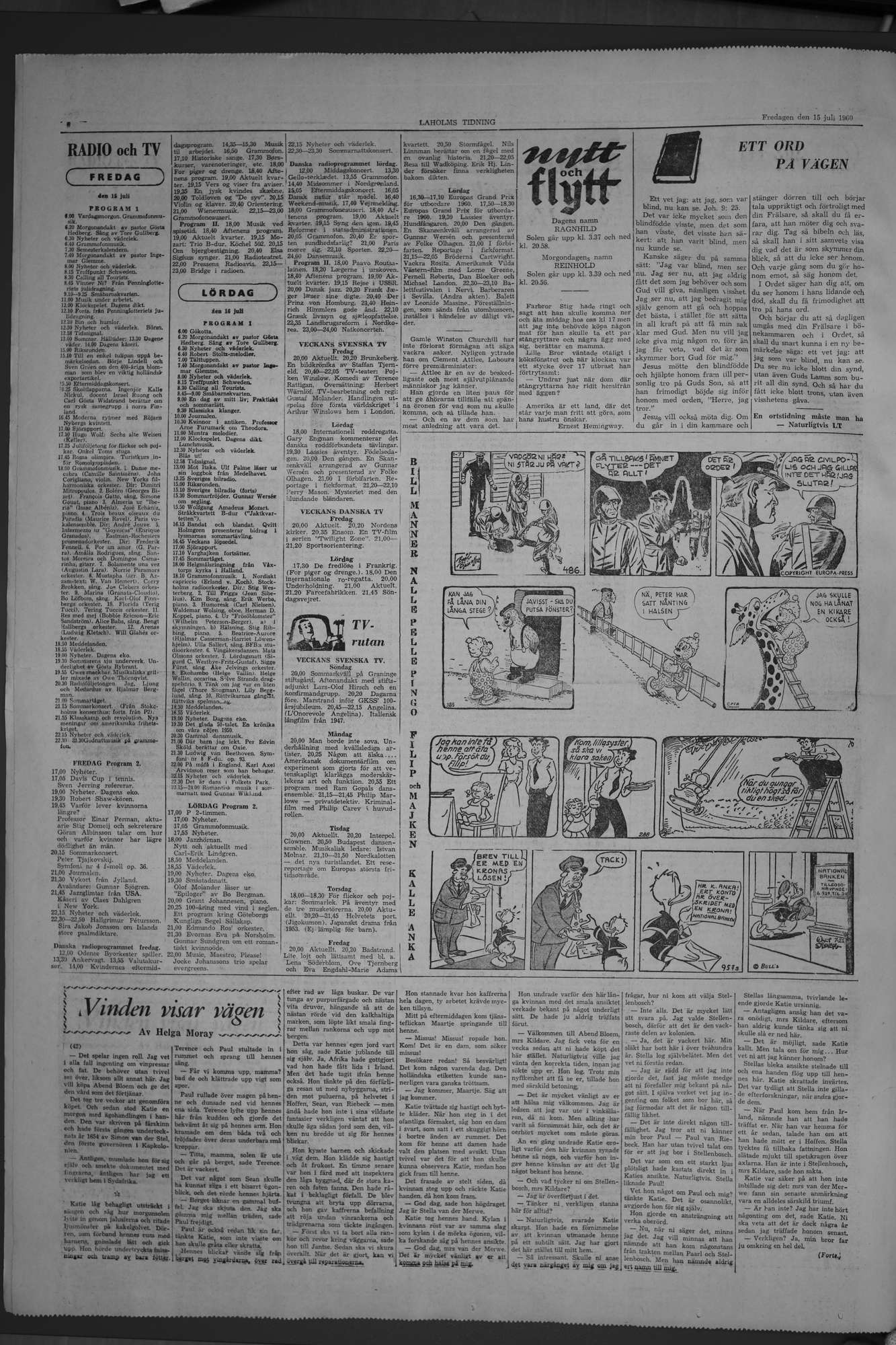 Laholms Tidning Fredag 15 juli 1960, sida 6