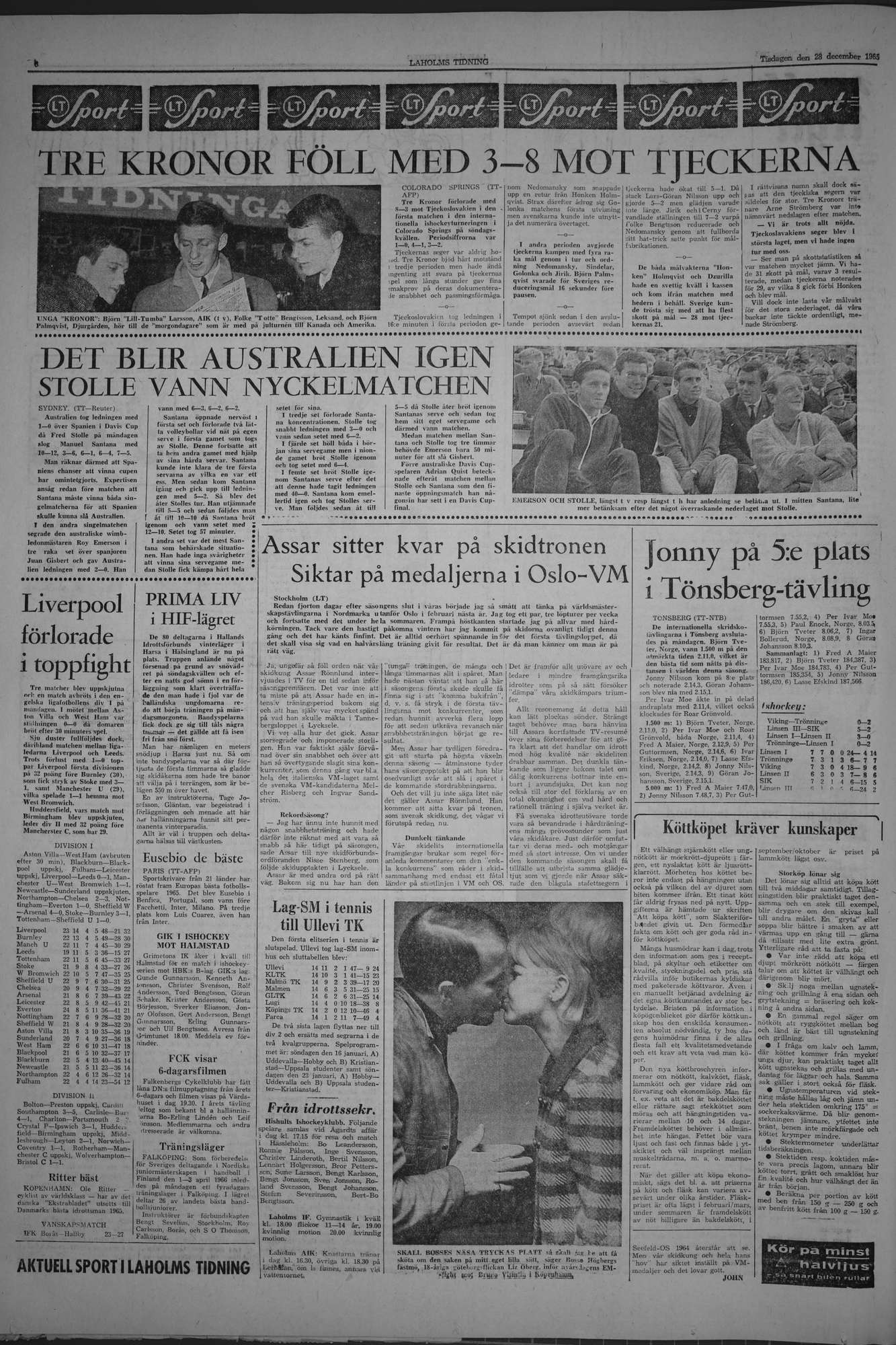 Laholms Tidning Tisdag 28 december 1965, sida 6