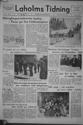 Förstasidan, Onsdag 29 december 1965