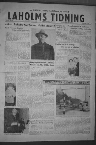 Förstasidan, Lördag 16 januari 1960