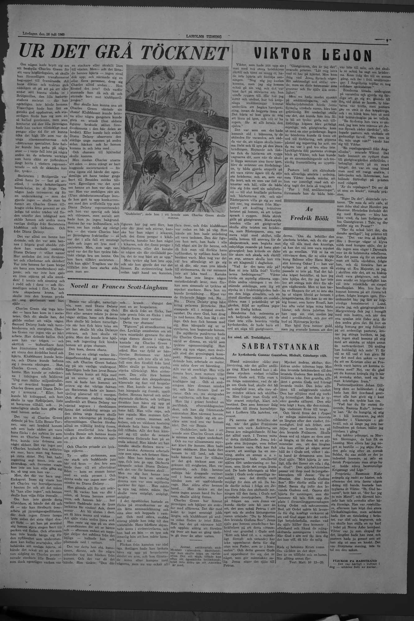 Laholms Tidning Lördag 16 juli 1960, sida 7