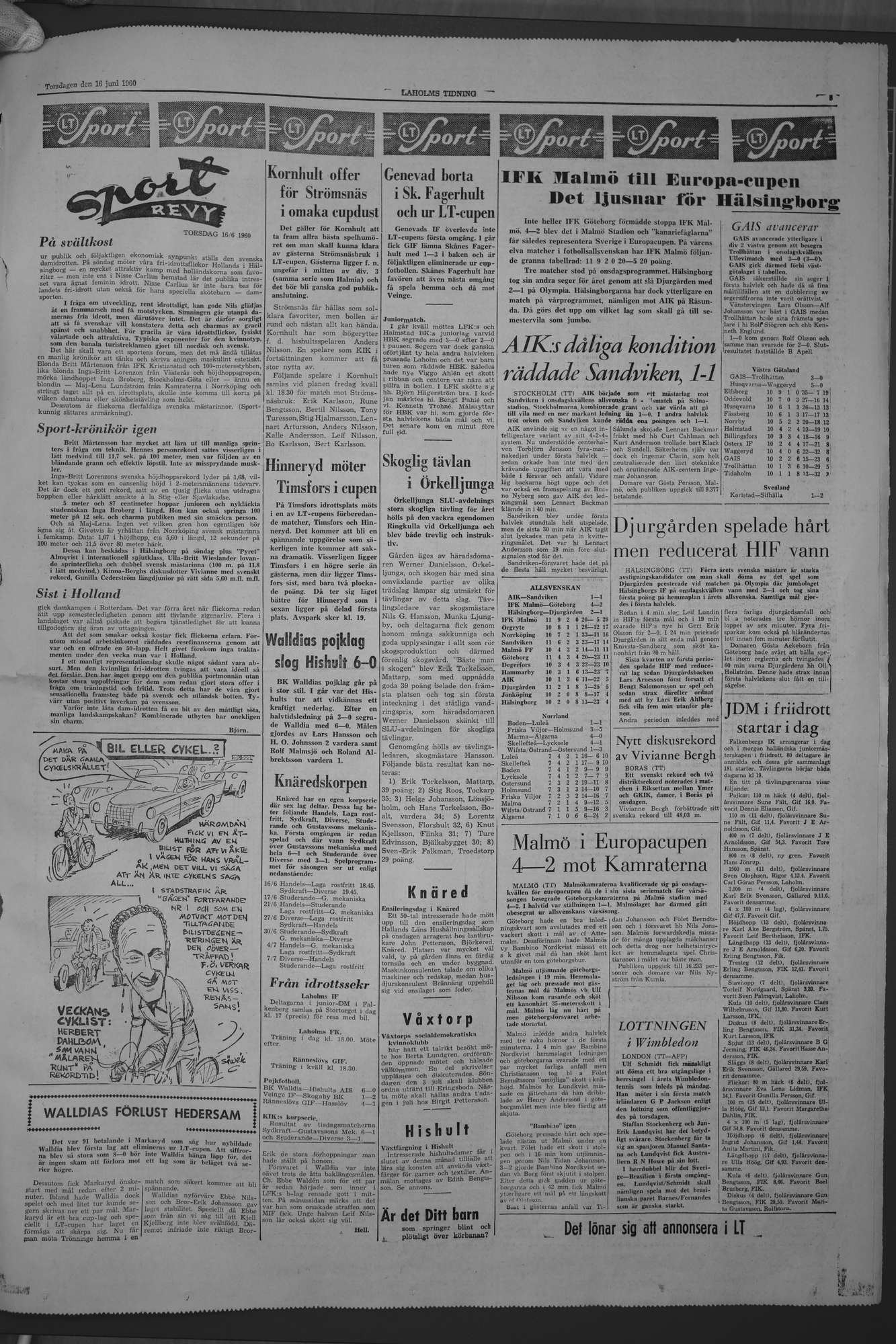 Laholms Tidning Torsdag 16 juni 1960, sida 5