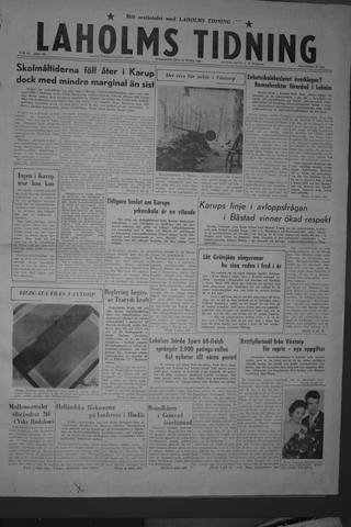 Förstasidan, Onsdag 16 mars 1960