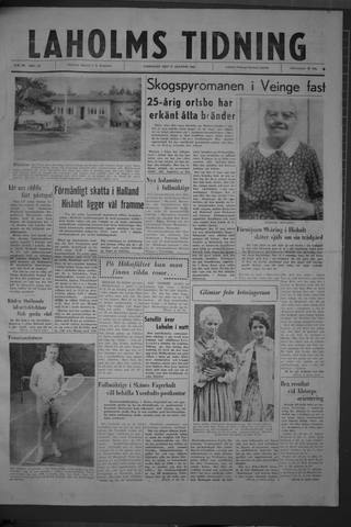 Förstasidan, Onsdag 17 augusti 1960