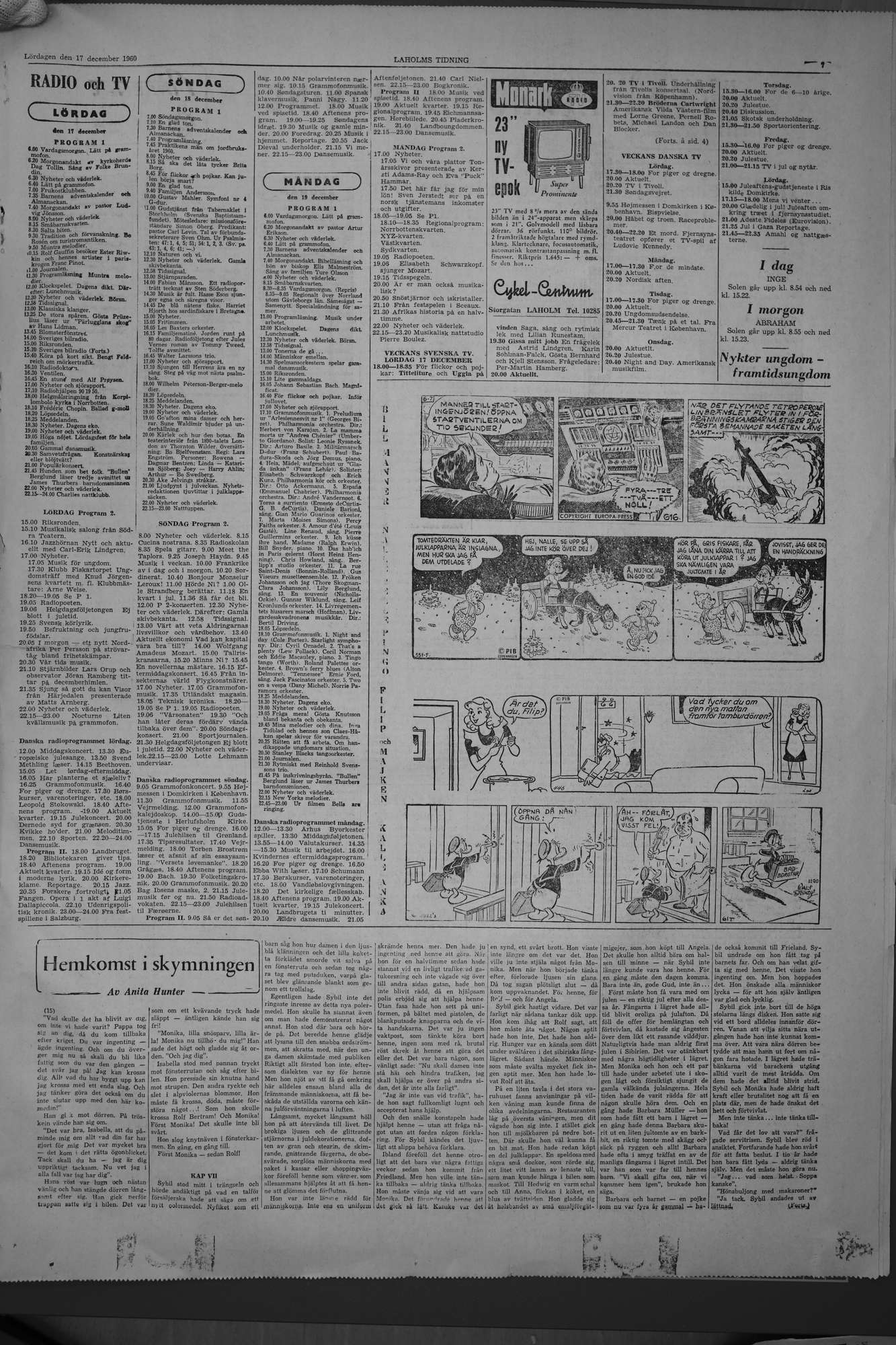 Laholms Tidning Lördag 17 december 1960, sida 7