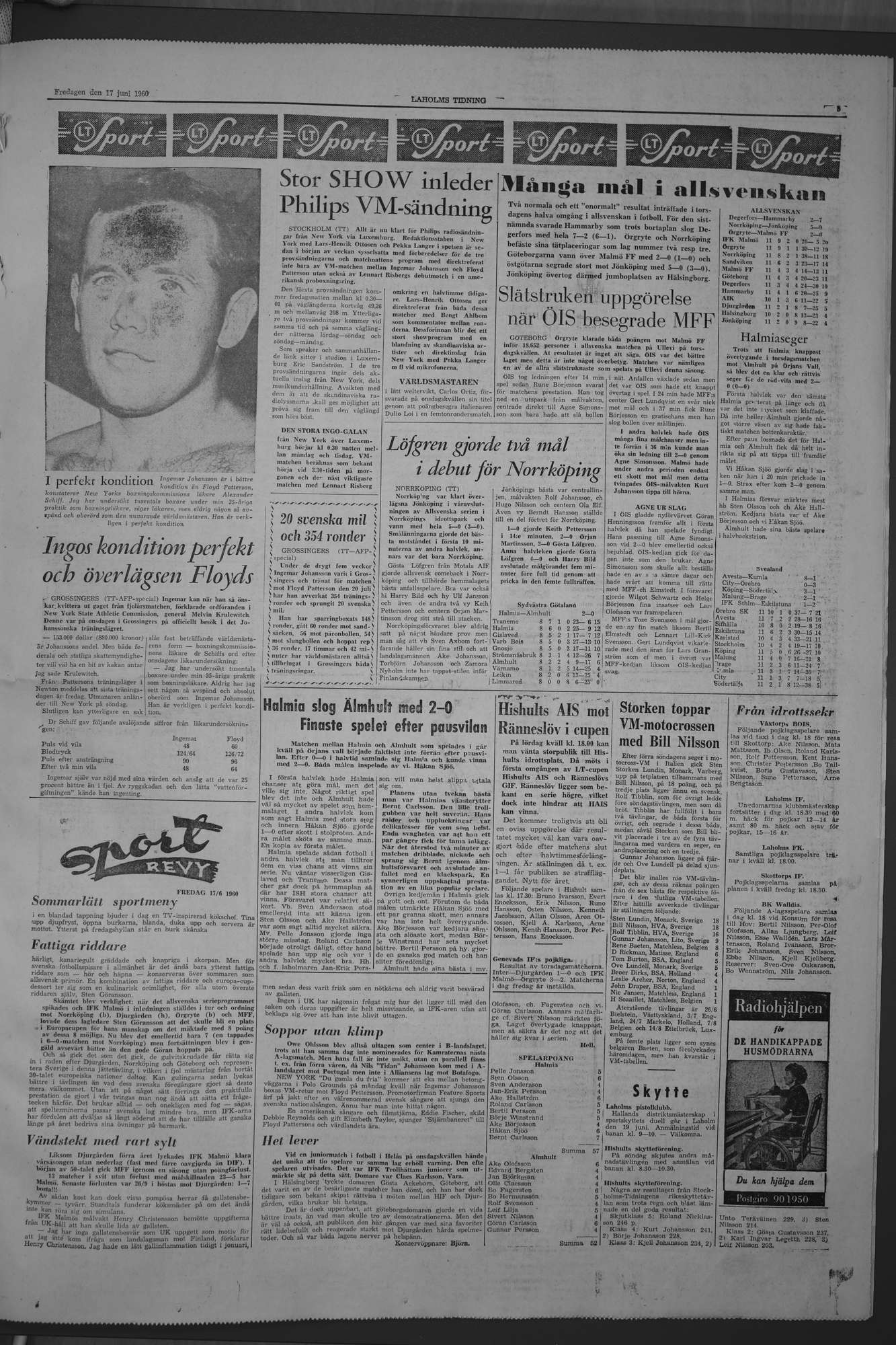 Laholms Tidning Fredag 17 juni 1960, sida 5
