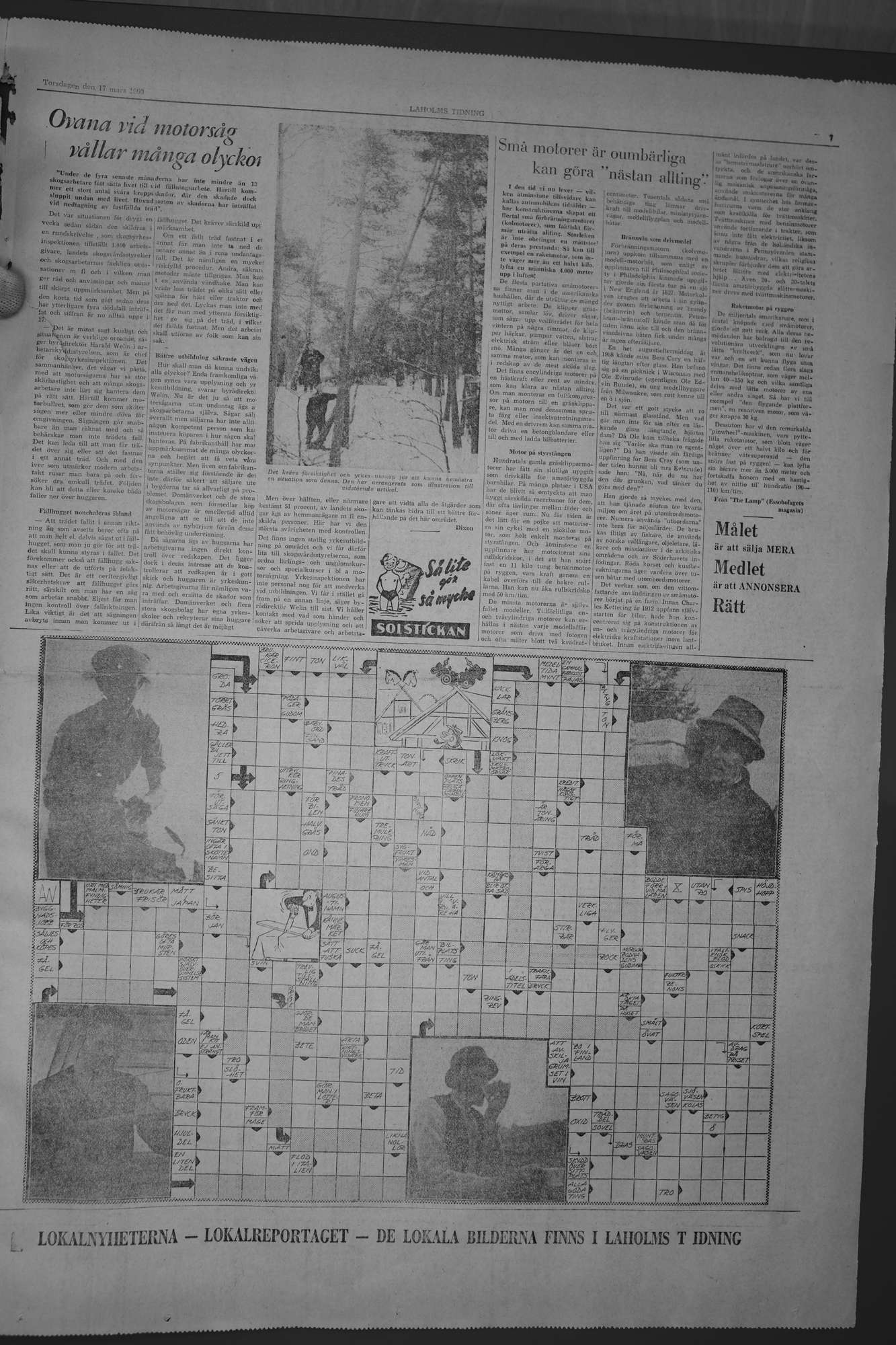 Laholms Tidning Torsdag 17 mars 1960, sida 7