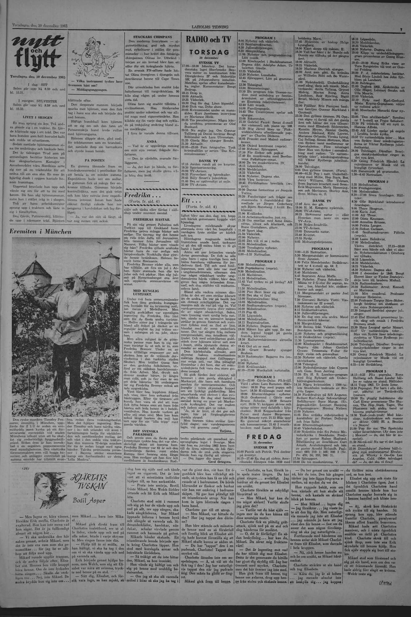 Laholms Tidning Torsdag 30 december 1965, sida 7