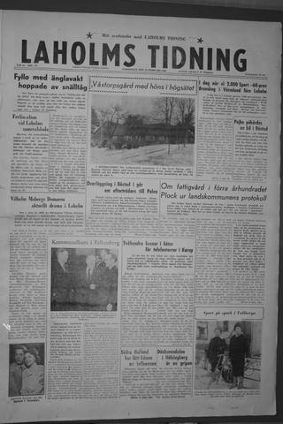Förstasidan, Torsdag 18 februari 1960