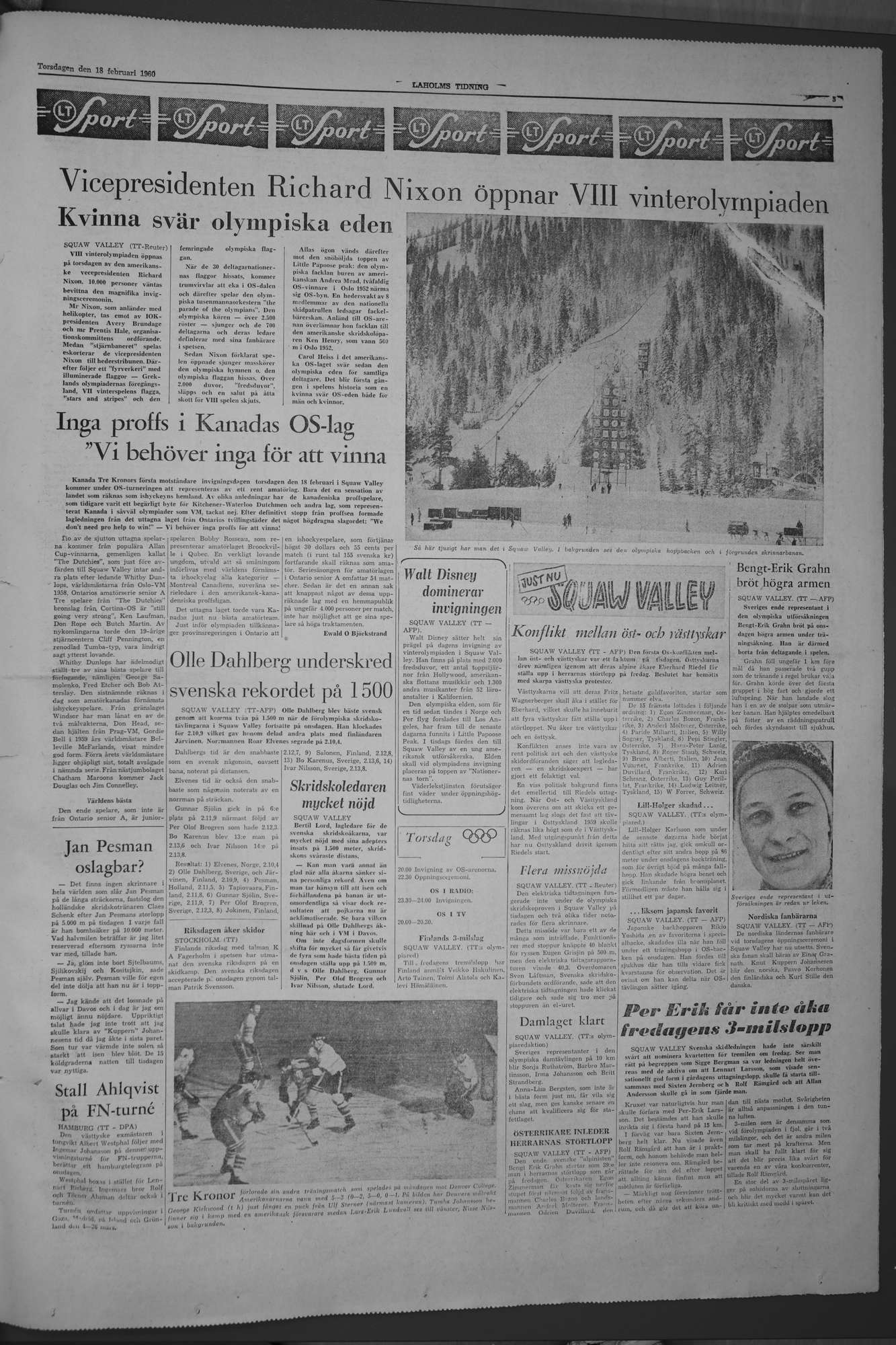 Laholms Tidning Torsdag 18 februari 1960, sida 5