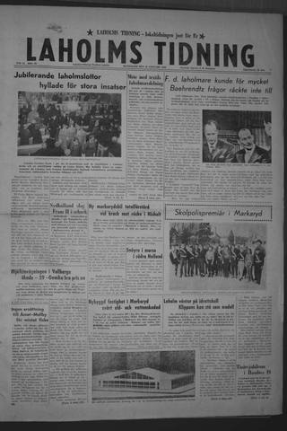 Förstasidan, Måndag 18 januari 1960