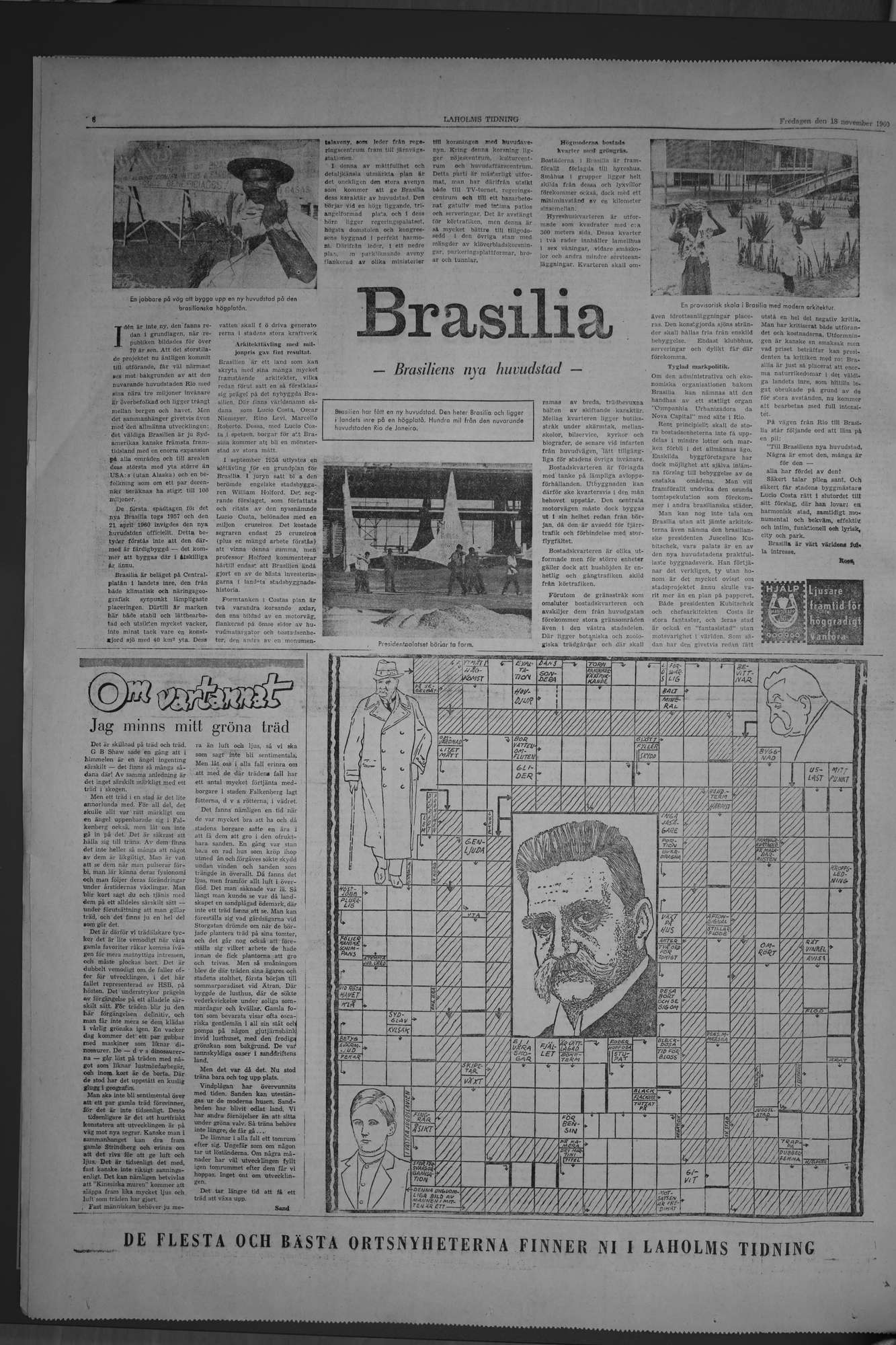 Laholms Tidning Fredag 18 november 1960, sida 6