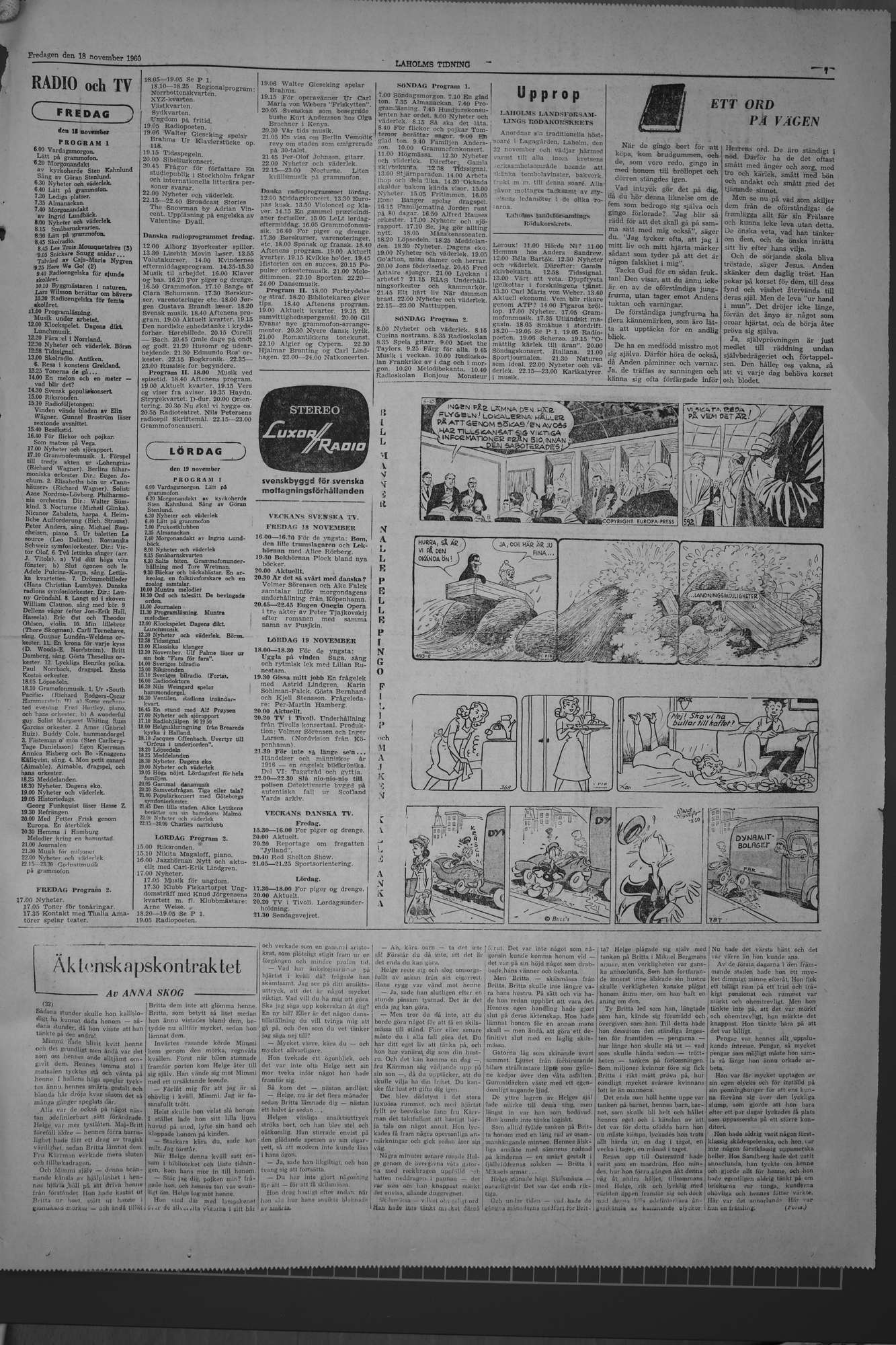 Laholms Tidning Fredag 18 november 1960, sida 7
