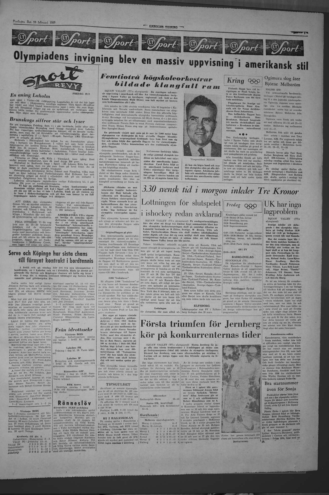 Laholms Tidning Fredag 19 februari 1960, sida 5