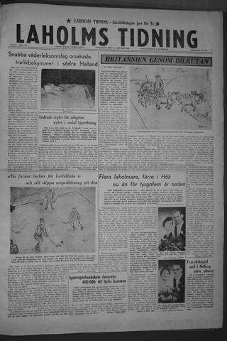 Förstasidan, Tisdag 19 januari 1960