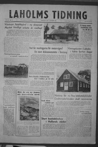 Förstasidan, Onsdag 19 oktober 1960