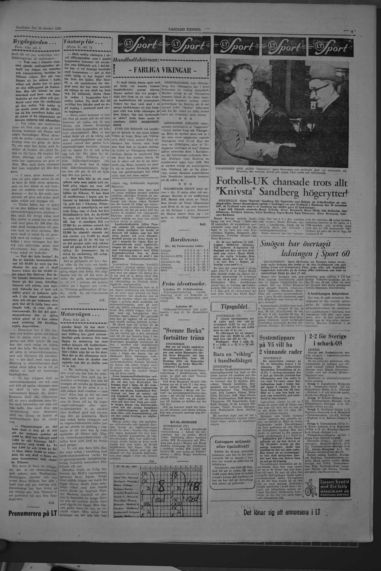 Laholms Tidning Onsdag 19 oktober 1960, sida 5