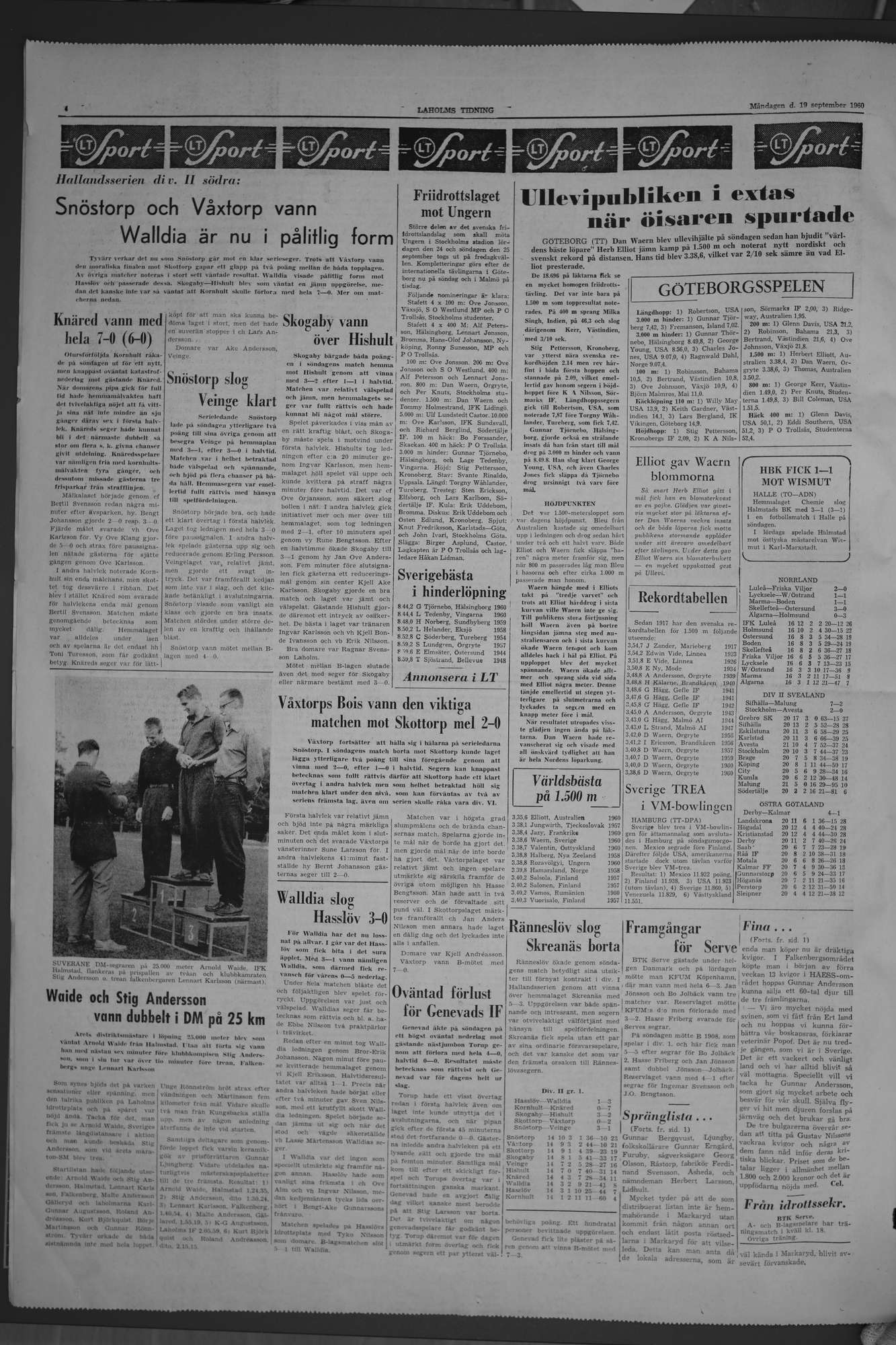 Laholms Tidning Måndag 19 september 1960, sida 4