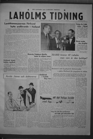 Förstasidan, Onsdag 20 april 1960